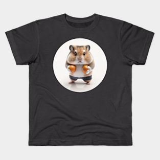 Hamster as a boxer Kids T-Shirt